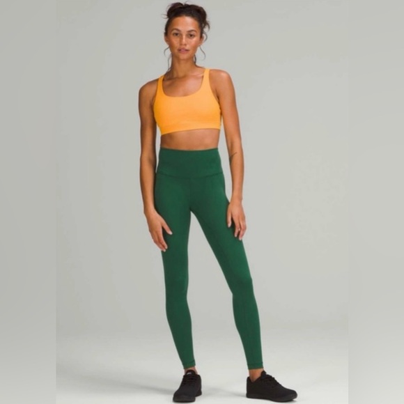 Lululemon Wunder Train High-Rise 28” Leggings in Everglade Green - Picture 3 of 7